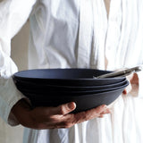 Black Ceramic Serving Bowl Set- 10"