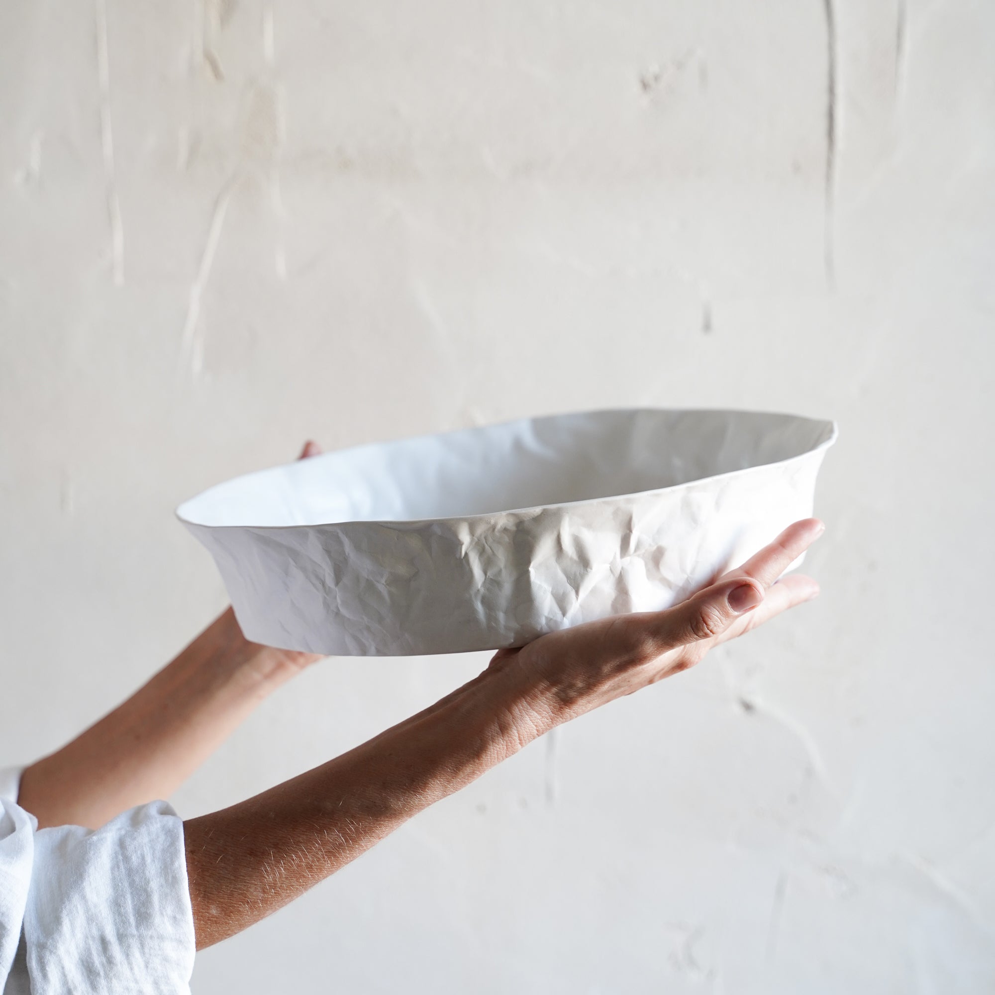 two hands holding a bowl