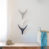 Ceramic Antelope Head Trio