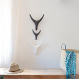 Ceramic Antelope Head Trio