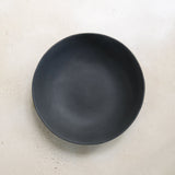 10'' Handmade Ceramic Bowl - Matte Black Catchall Dish - Limited Edition