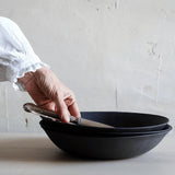 Black Ceramic Serving Bowl Set- 10"