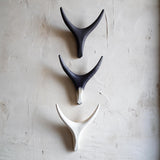 Ceramic Antler Wall Sculpture Set – Minimalist Gallery Art for Nature-Inspired Homes